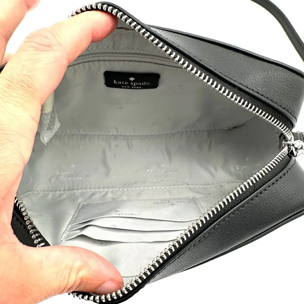 Kate Spade Sienna Crossbody Nimbus Grey Multi	Leather KE749